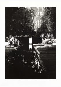 o.T. Aquatint, Vernis mou on handmade paper 100 x 70 cm 2012